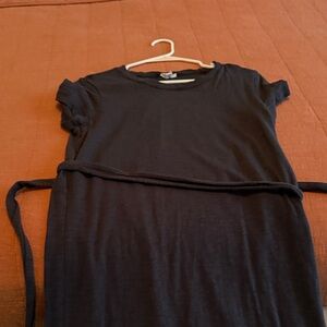 GAP navy blue Short Sleeve maxi dress